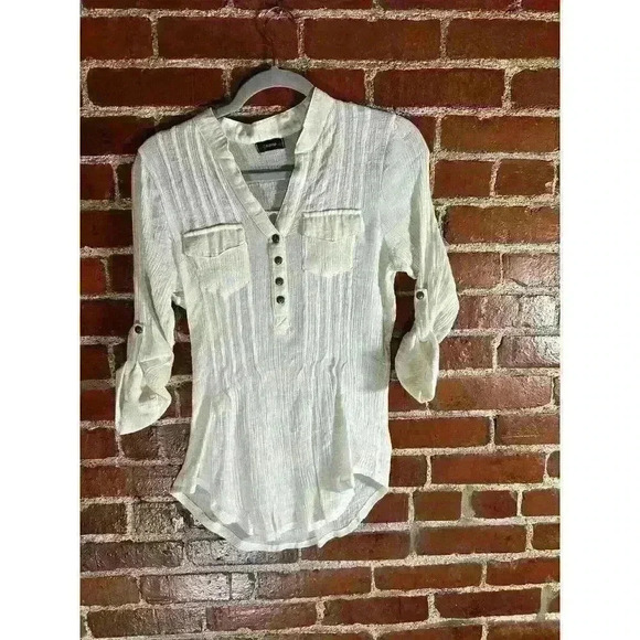 Cocomo Size Small White Shirt (See-Thru) - Picture 1 of 6